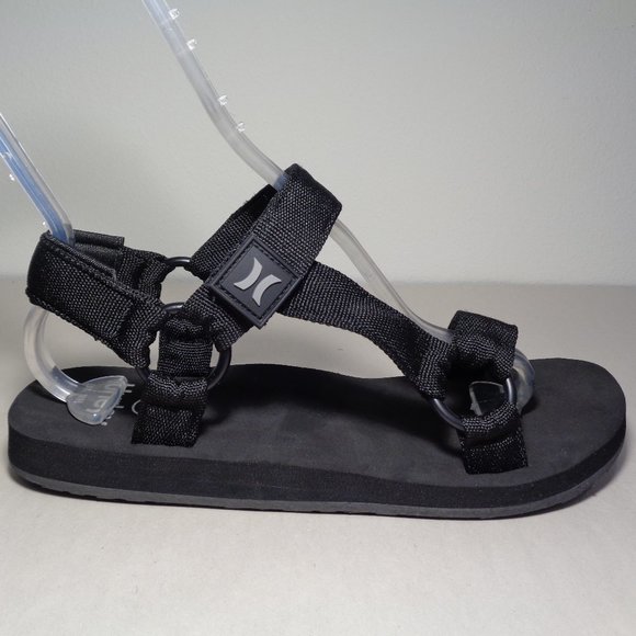 Hurley Size 13 M RIVER Black Sport Sandals New Men\'s Shoes main image 8